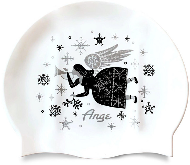 오호라스튜디오 링클 실리콘 수영모자, 앙쥬 실버, 1개