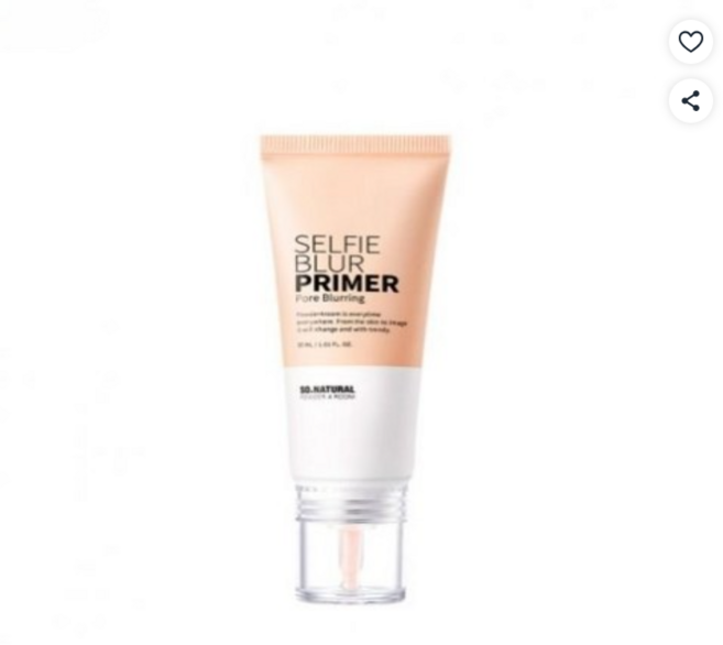 쏘내추럴 모공필터 셀피 블러 프라이머 30ml, 1개