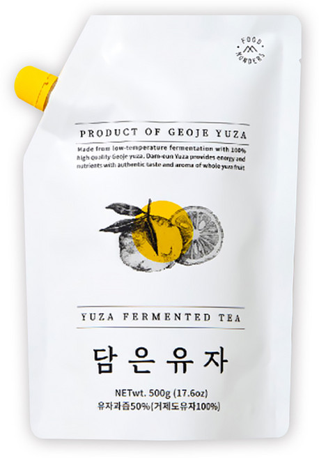 몬더스 담은 유자차, 500g, 1개입, 4개