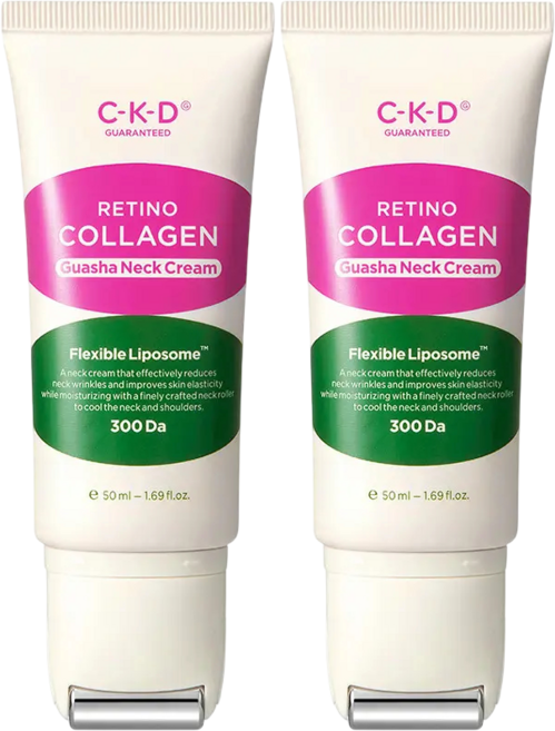 씨케이디 레티노콜라겐 괄사 목주름 크림, 50ml, 2개