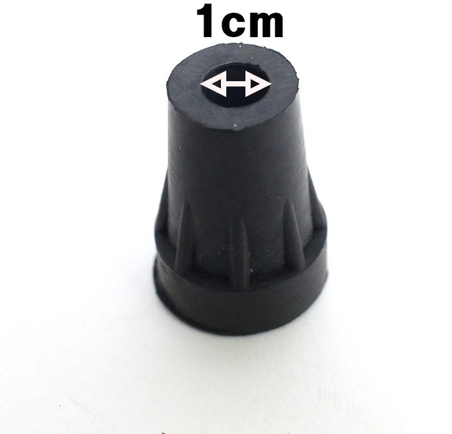 10mm 지팡이용 고무캡 고무패킹 리필용, 1개