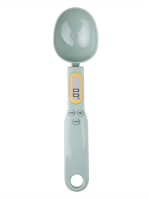 휴대용 LCD 디지털 주방 저울 500g/0 1g 그램 전자 스푼 무게 볼륨, Light Green