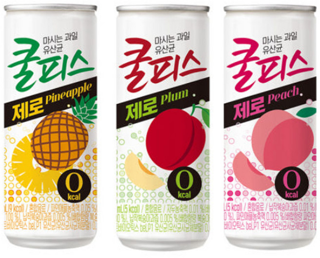 동원 쿨피스 제로 파인애플, 230ml, 30개