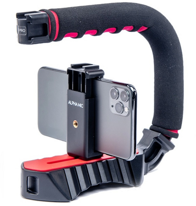 알파믹 GR2PRO 핸드그립, 스마트폰겸용, 1개