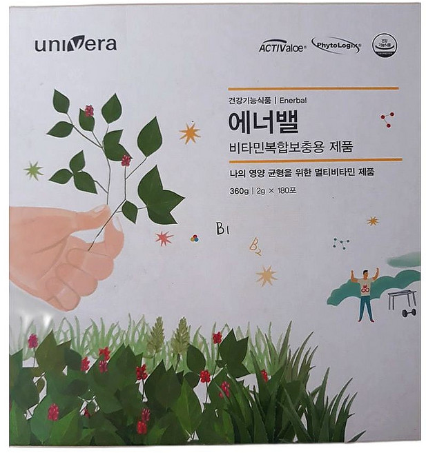 알로에 영양 가득 건강식품 포장 간편한 대용량 에너지 충전 영양제 180포 1개, 180정