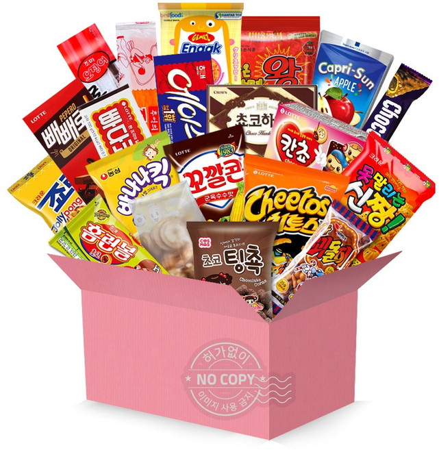 투머치 간식 박스 1호 과자 상자, 1개