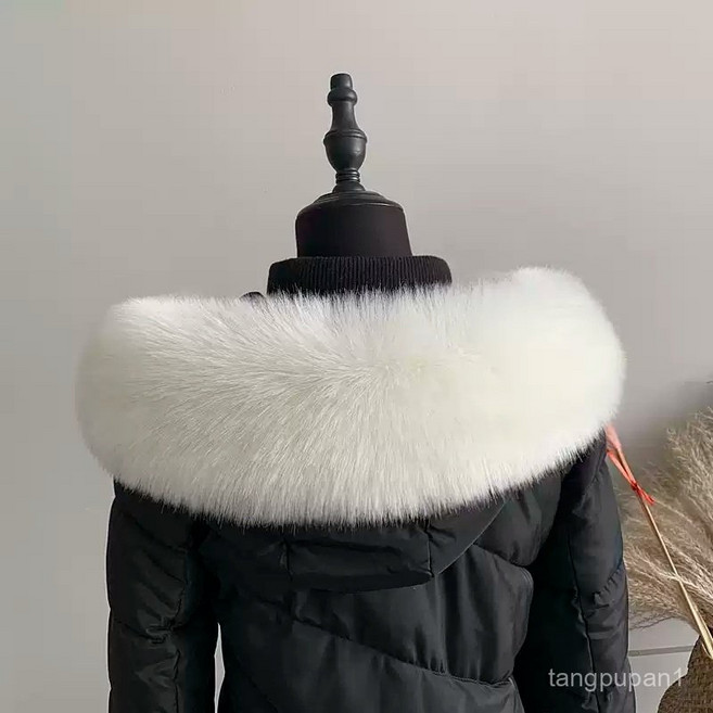 라쿤털 모자털 리폼 교체 패딩 폭스퍼 여우털 후드 라쿤 코트용 페이크털