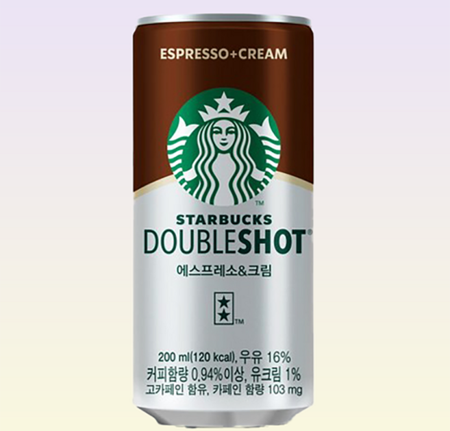 스타벅스 더블샷 에스프레소&크림 커피, 200ml, 12개