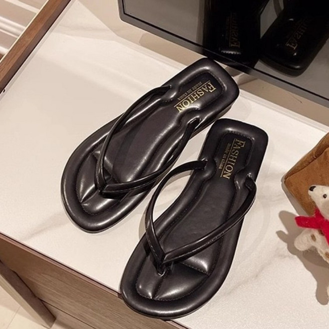 투니스 여성 미끄럼 방지 플랫 쪼리 슬리퍼