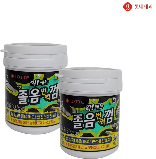 졸음껌 87g X 2 롯데껌, 2개
