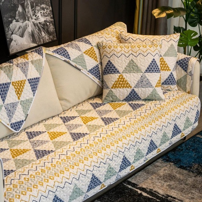 노르딕 순면 소파덮개 쇼파패드6인용 북유럽 1개, 트렌디 멜로디