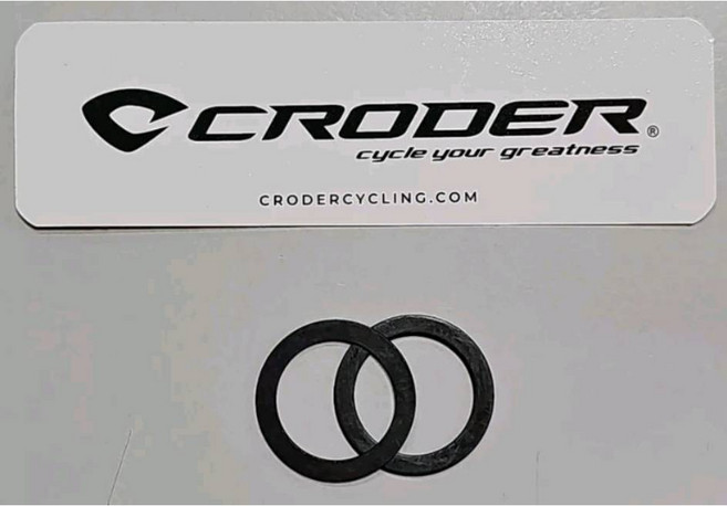 CRODER SPIDER 鎖曲柄的螺絲 SRAM 8孔的爪片也可以用 T20 星型螺絲 1組8顆 4Nm, 1個, CRODER BB24墊片*2片