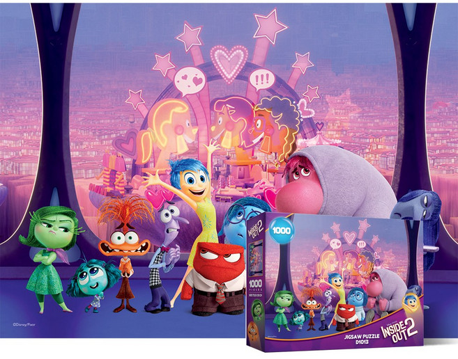 퍼즐라이프 디즈니 인사이드아웃2 1000피스 애니메이션 직소퍼즐 PL1013D, 1개, 퍼즐단품