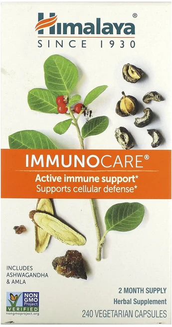 몸관리하세요 겨울입니다 Himalaya 이뮤노케어 240 베지테리언 캡슐 특별관리진행, 1개 - 쿠팡