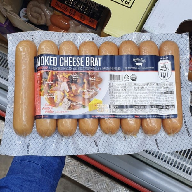 존쿡 스모크 치즈브랏, 800g, 1개