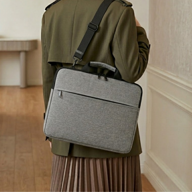 아르티오 튼튼한 초슬림 노트북가방, 1개, 그레이