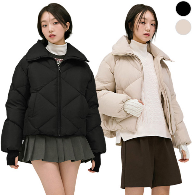 [체이스컬트] (본사직영)DIA 퀼팅 푸퍼 패딩 JUMPER2Color