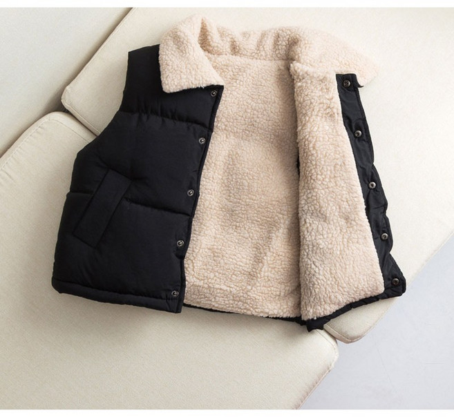 쭈니샵 양털 패딩 조끼 유아 어린이 키즈 아동 주니어 110-150
