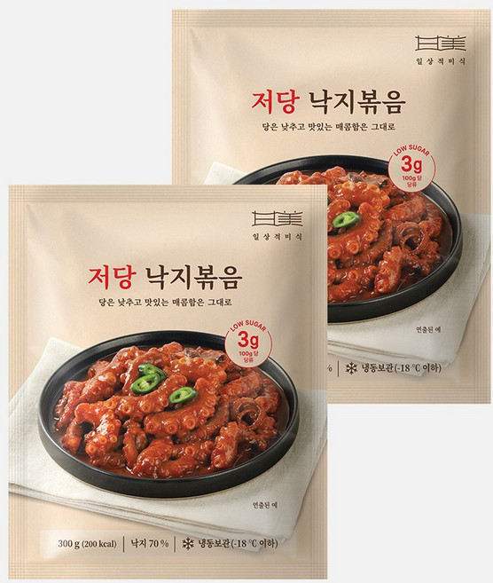 일상적미식 저당낙지볶음, 2개, 300g