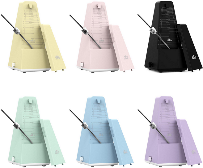 메트로놈 마카롱 수동태엽기계식 박자기, 핑크, 1개