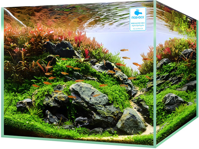 모비딕 클린 어항 + 뚜껑 + 매트, 1개