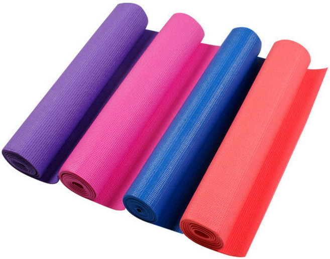 요가매트 4mm +가방 / 운동 헬스 홈트 매트 /, 요가매트4mm보라+가방, 1개