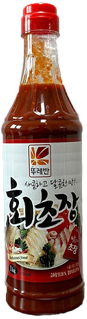 뚜레반 회초장 초고추장 1KG, 2개