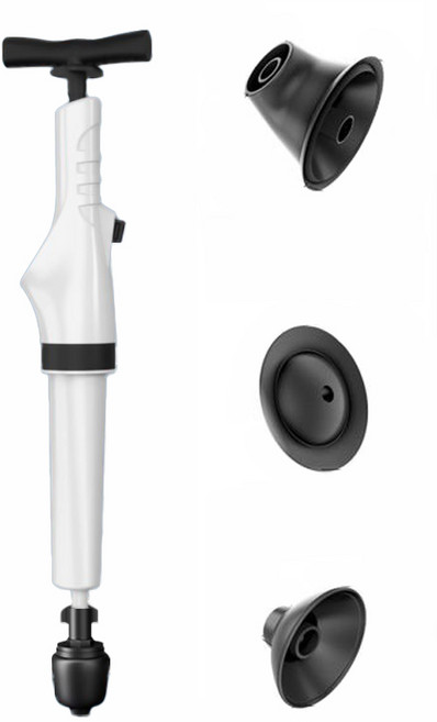 변기 화장실 막힘 원샷 에어펌프 압축 뚫어뻥, 베이직 에어펌프