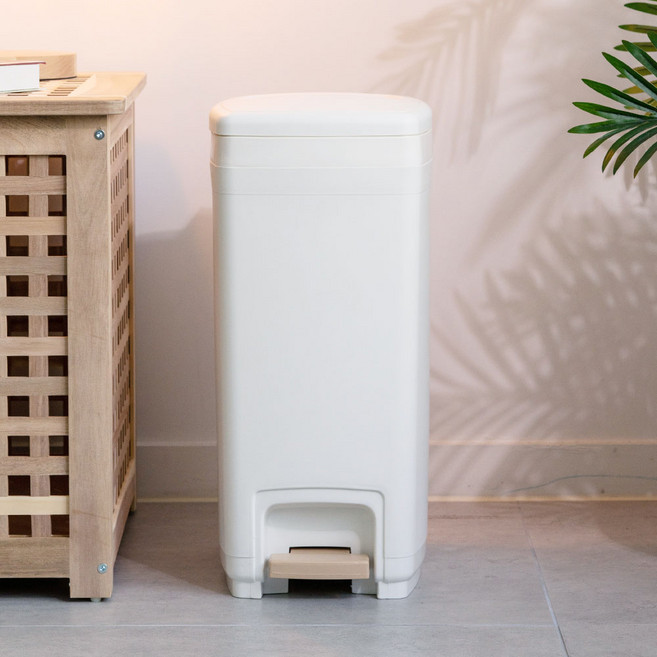창신 블랑 사각페달휴지통/쓰레기통 20L, 혼합색상