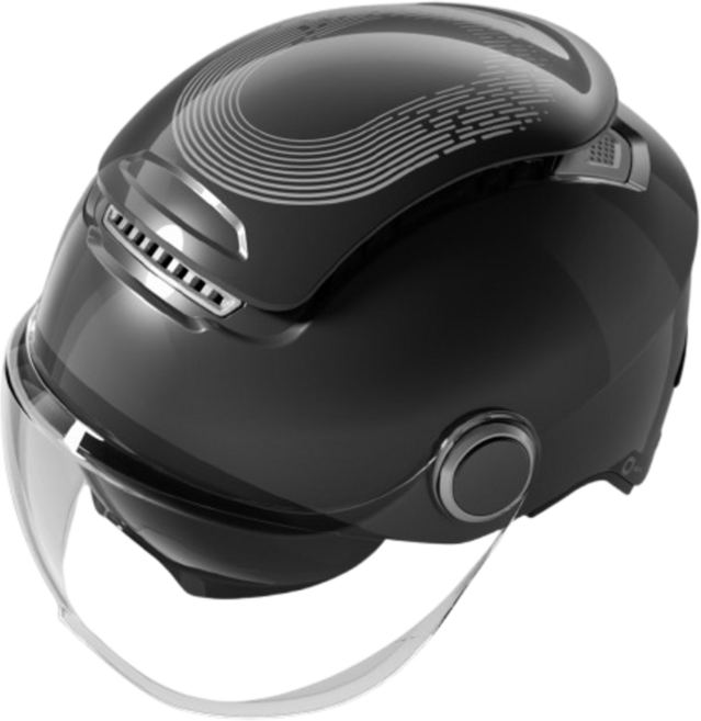 국내정식수입 BIBEE TK47 2.0 초경량 통풍 방수 헬멧 경정헬멧 750g (사이즈 조절+선바이저), 유광블랙