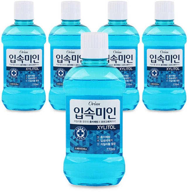 오릭스 입속미인 후레쉬 가글 토탈케어 대용량 구강청결제 가글액 가그린, 770ml