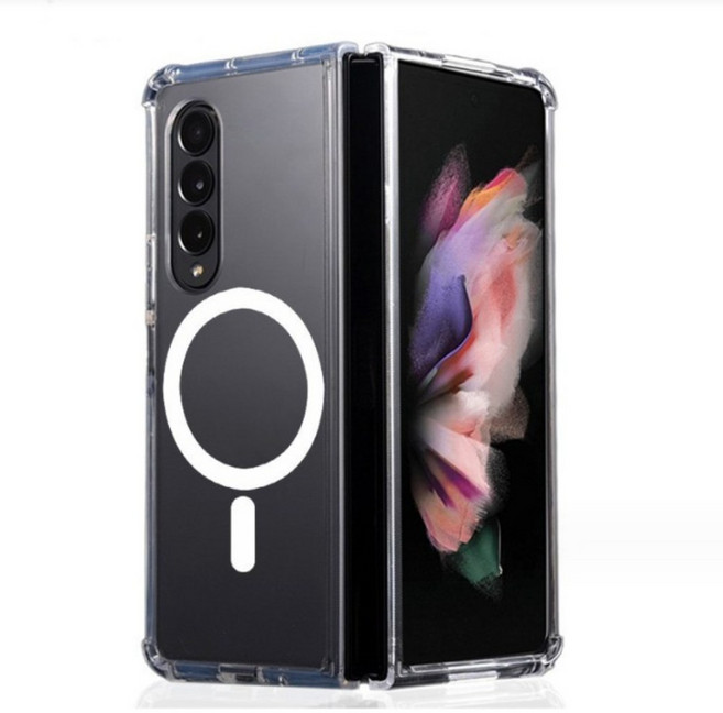 갤럭시 폴드3 폴드4 폴드5 맥세이프호환 투명범퍼케이스