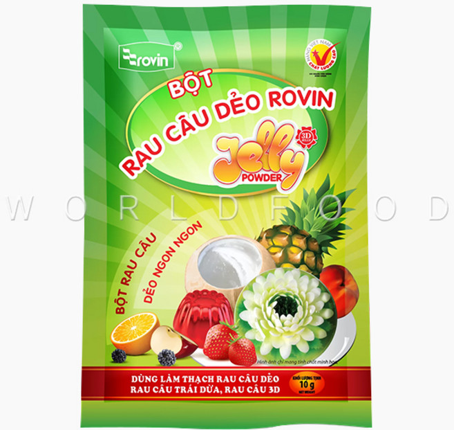 베트남 젤리파우더 ROVIN JELLY POWDER BOT RAU CAU 10g, 1개