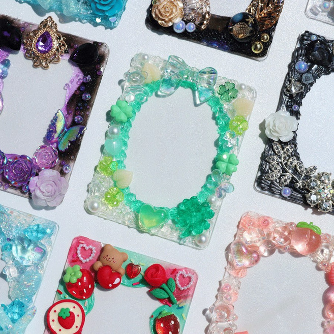 제이포니 데코덴 탑로더 꾸미기 시리즈3 탑꾸 세트 포토카드, 1개, 46-워터드롭