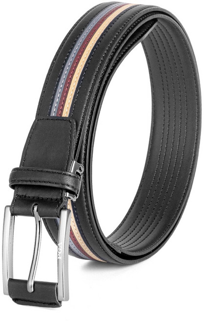PGA 4색조합 골프밸트 혁대 허리띠 밸트혁띠, 블랙