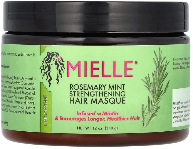 Mielle 비오틴 헤어 마스크 팩 Strengthening 로즈마리 민트 340g, 1개 - 쿠팡