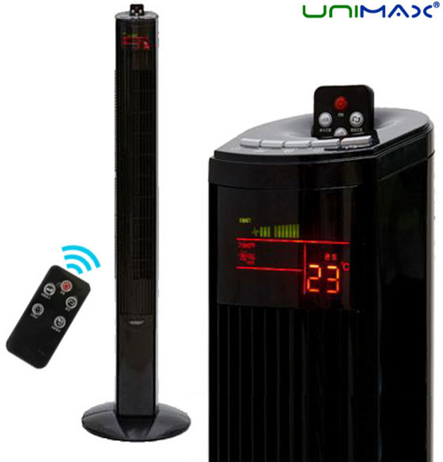 유니맥스 리모컨 타워형 날개없는 선풍기 UMF-TR1646