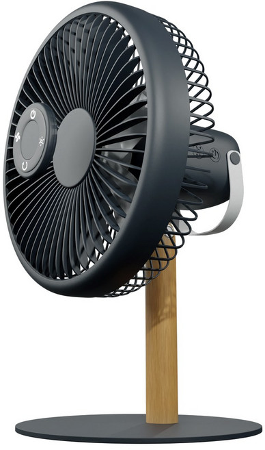 크레앙 BLDC 무선 좌우회전 탁상용/무드등 선풍기 리모컨포함 (CRETFW6), 그레이