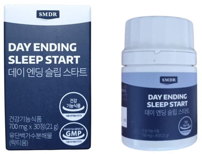 바이오메스턴 SMDR 데이 엔딩 슬립 스타트 700mg, 30정, 12개