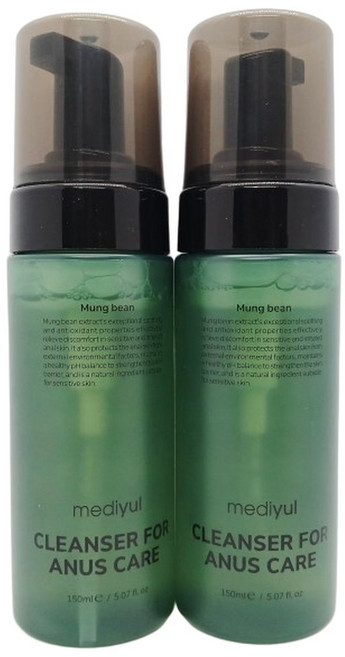 메디율 항문세정제 항문 전용 클렌저 여성청결제 항문청결제 저자극 항문전용워셔 남성, 2개, 150ml