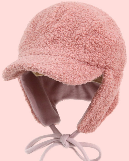 팸드님 뽀글이 턱 끈 귀달이모자 겨울 방한모자