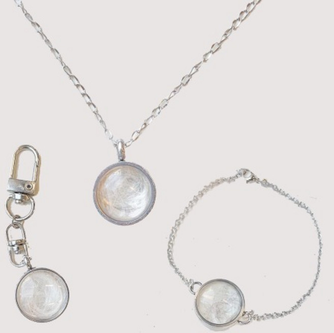 강아지털 보관용 메모리얼 악세서리 3종, 1개, 팔찌