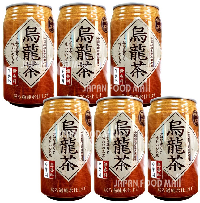 토미나가 고베 사보 우롱차 캔, 340ml, 1개입, 6개