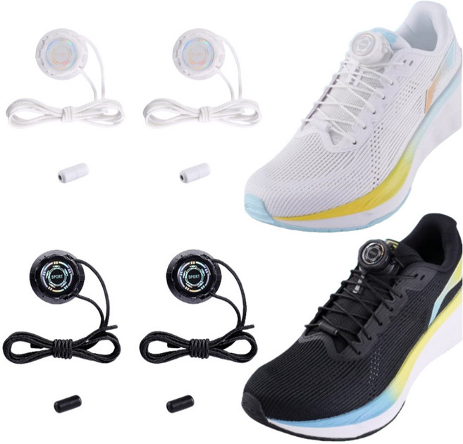 슬립프리 완제품 매듭없는 굵은 다이얼 신발끈