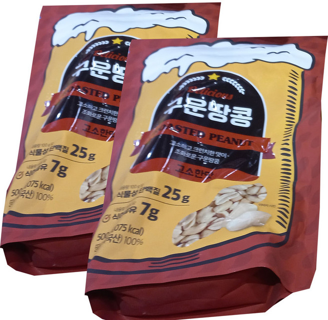 율성 구운 땅콩, 2개, 500g