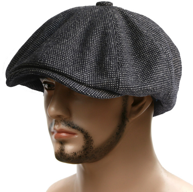 개츠비 울 트위드 남자 여성 헌팅캡 팔각모 빅사이즈 뉴스보이캡 골프모자