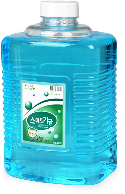 스마트 가글 구강청결제, 1.5L, 3개