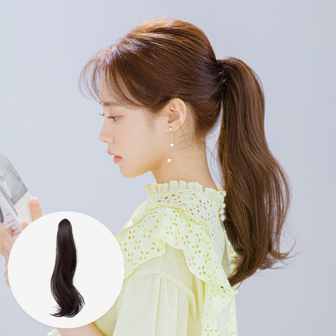 [슬림핀 포니테일] 페니 (매트 모스트사/슈프림사), BC4# 다크브라운