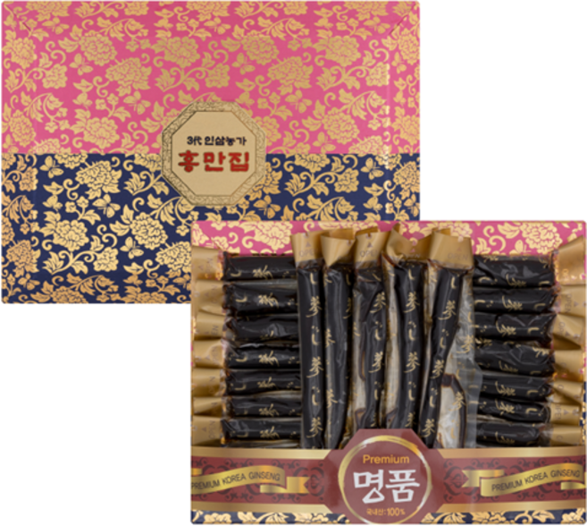 천년홍삼 발효홍삼정과 600g + 보자기포함 국내산 산지직송 홍삼정과 홍삼절편 정과 절편 홍삼젤리 젤리 간식 건강간식, 1개