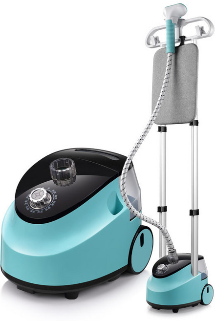 JENMV 스탠드 스팀 다리미 듀얼폴 프로스타일 케어 스팀다리미 올인원 스팀 다리미 스탠드 스팀 다리미 + 다리미 판, SC-618